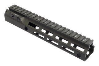 6061-T6 aluminum M-LOK handguard with steel barrel nut